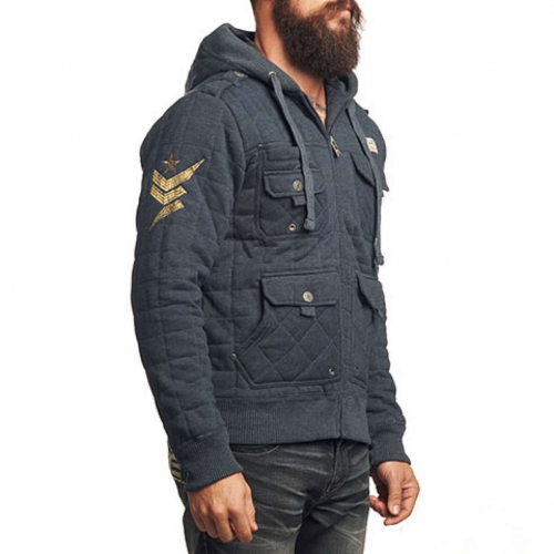 Куртка Affliction Window Pane Navy купити